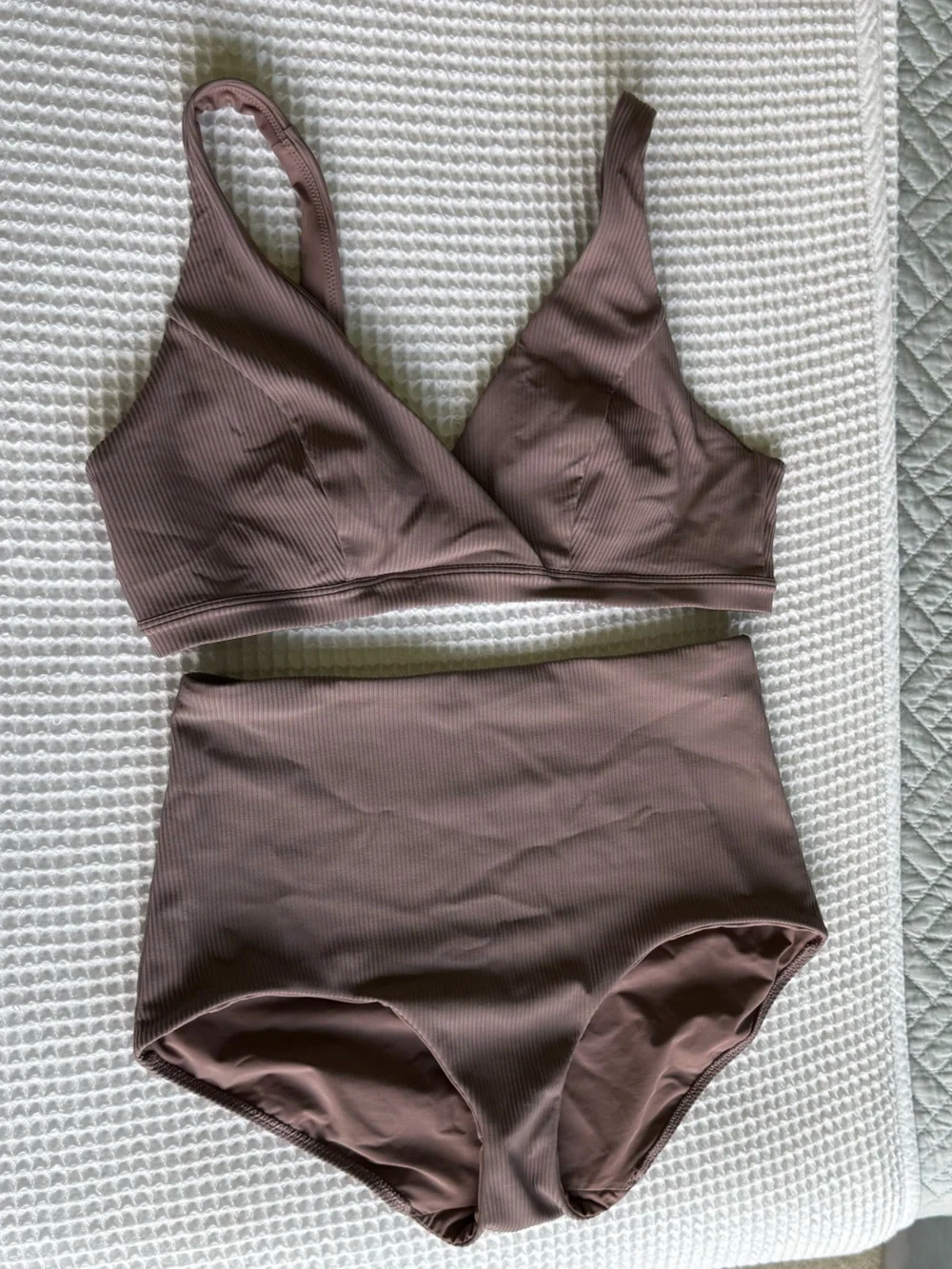 lululemon ribbed mauve bikini